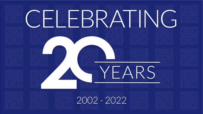 Celebrating 20 Years in business 2002-2022